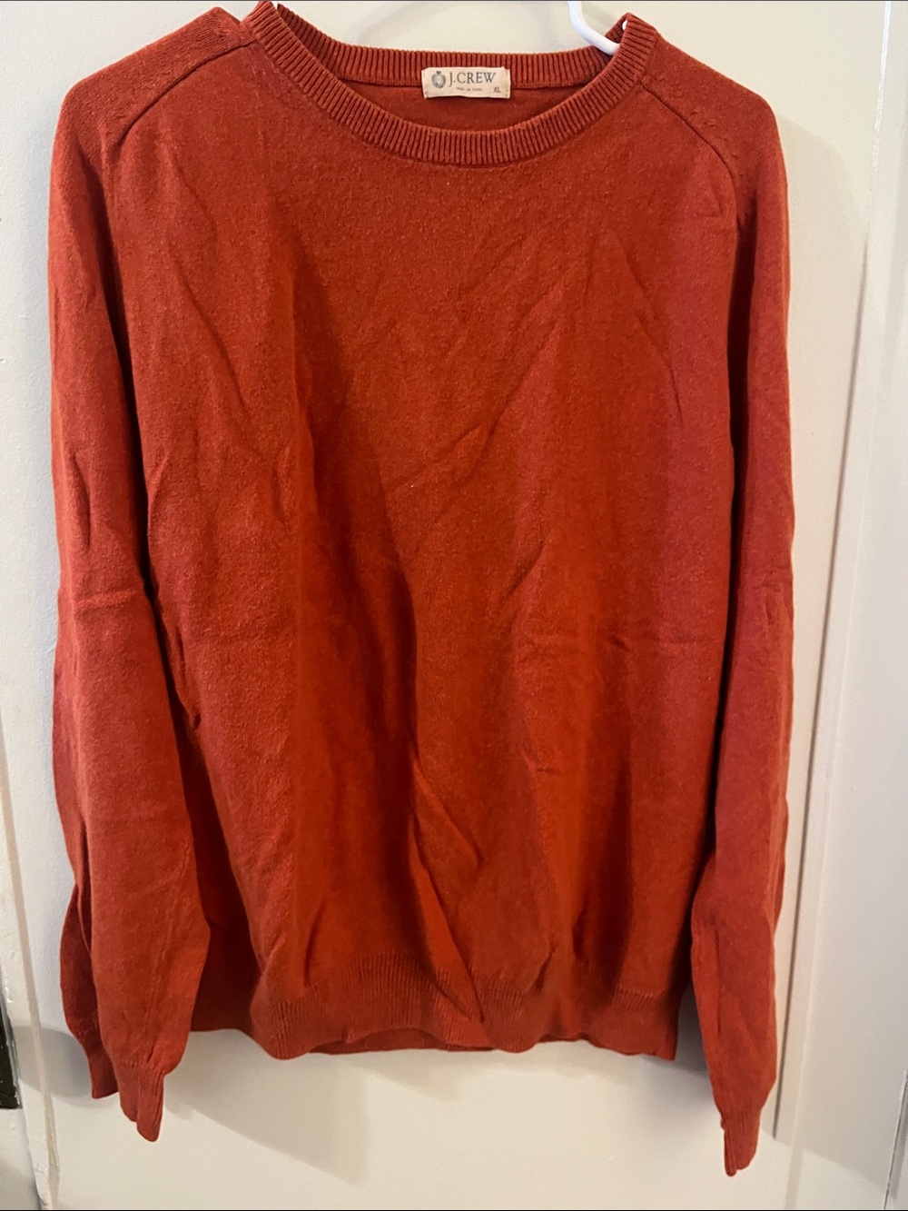 J. Crew Women’s Crewneck Sweater in Burnt Orange